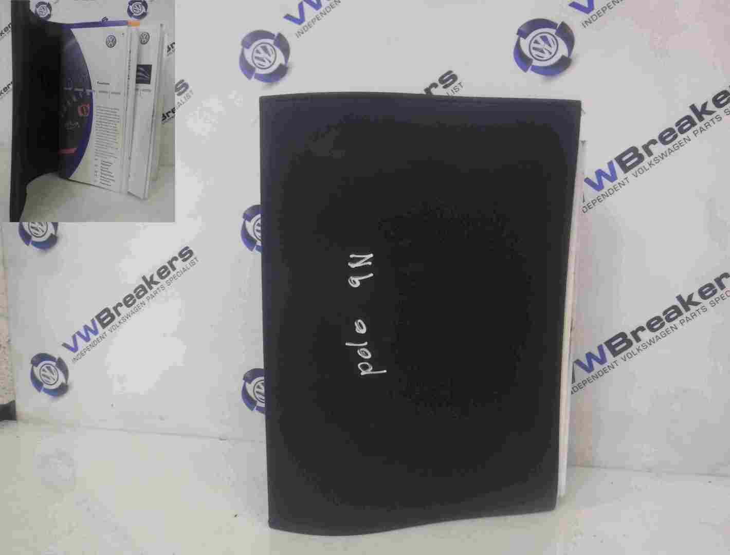 Volkswagen Polo 2003-2006 9N Document Wallet Function Booklet