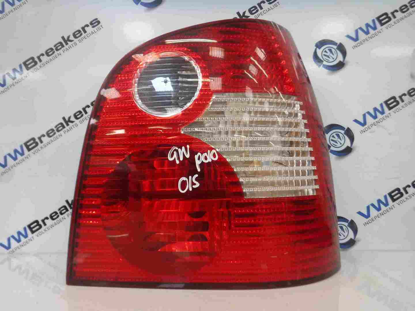 Volkswagen Polo 2003-2006 9N Drivers OSR Rear Light Lens 6Q6945112a