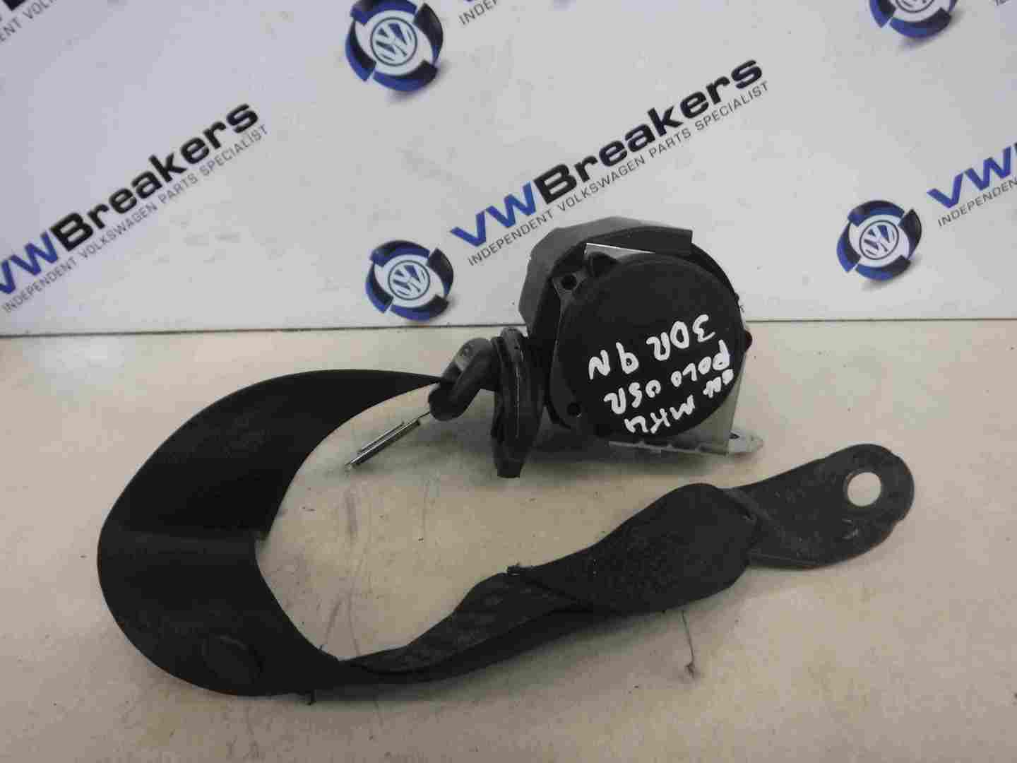 Volkswagen Polo 2003-2006 9N Drivers OSR Rear Seatbelt 3dr