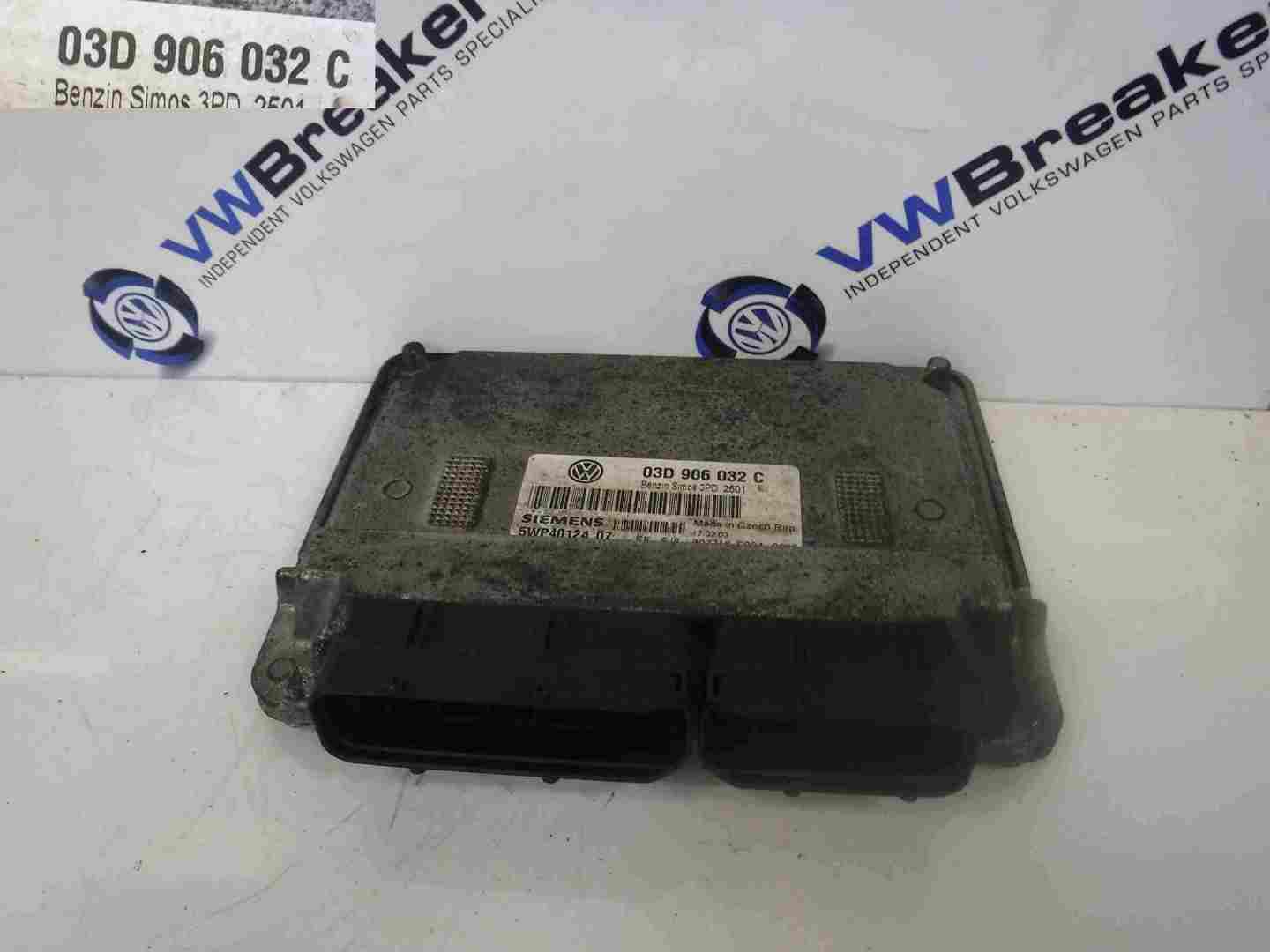 Volkswagen Polo 2003-2006 9N Engine Control Unit ECU 03D906032C