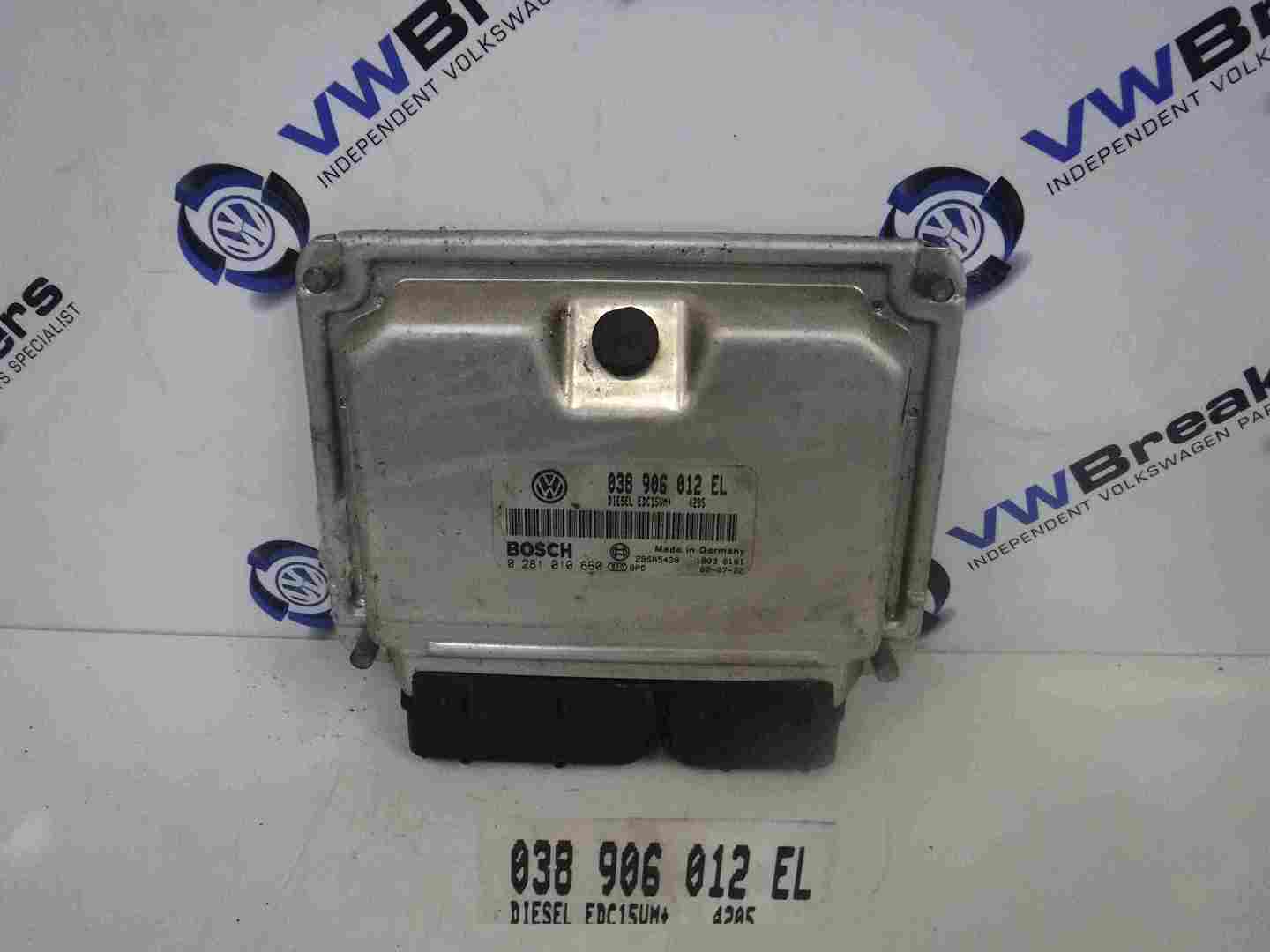 Volkswagen Polo 2003-2006 9N Engine Control Unit ECU Computer 038906012EL