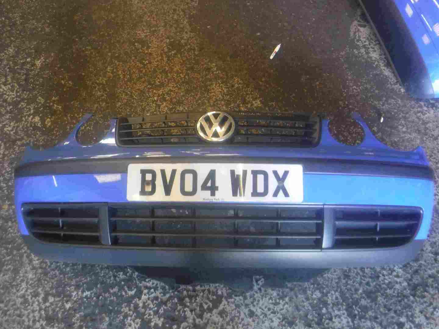 Volkswagen Polo 2003-2006 9N Front Bumper Blue LA5F