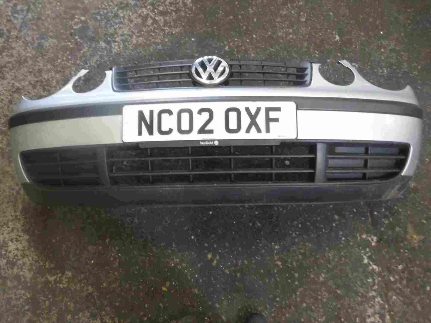 Volkswagen Polo 2003-2006 9N Front Bumper Silver LA7W