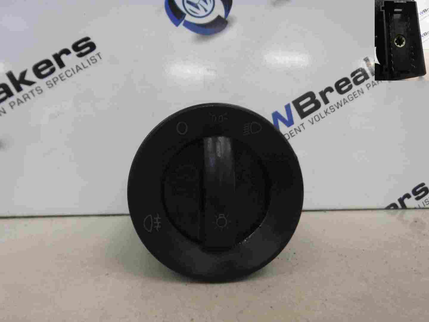Volkswagen Polo 2003-2006 9N Headlight Adjuster Panel Switch