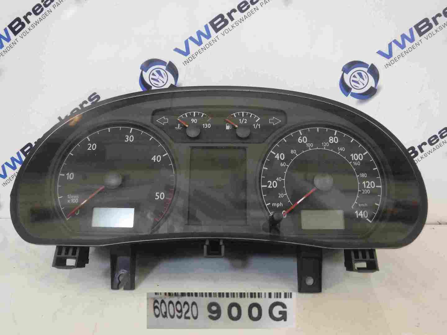 Volkswagen Polo 2003-2006 9N Instrument Panel Dials Clocks 6Q0920900G 6q0920900g