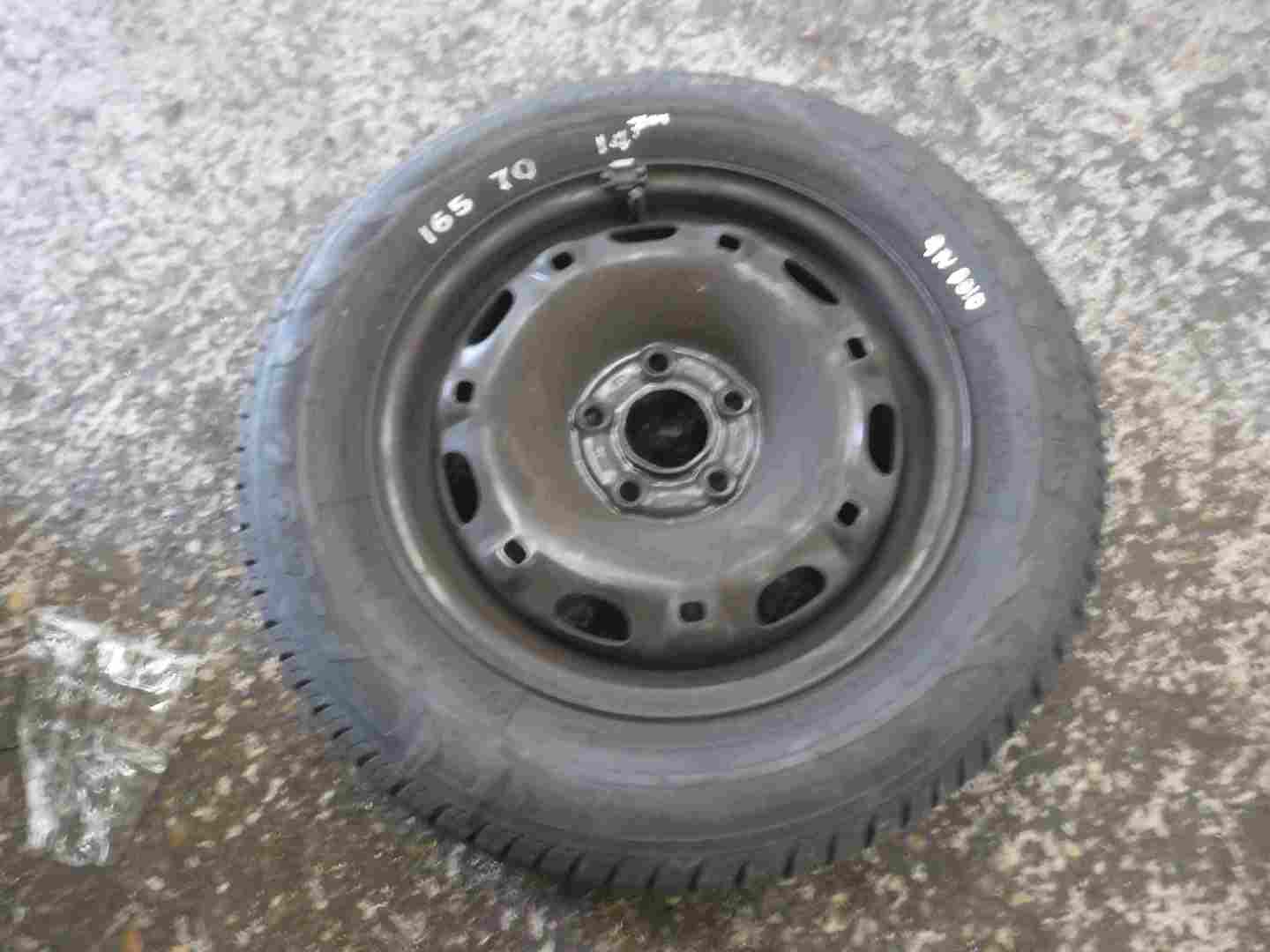 Volkswagen Polo 2003-2008 9N3 9N Steel Wheel Rim  Tyre 165 70 14 7mm 3/5