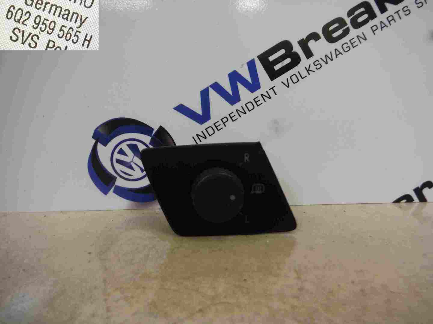 Volkswagen Polo 2006-2008 9N Electric Heated Wing Mirror Switch Toggle Adjuster