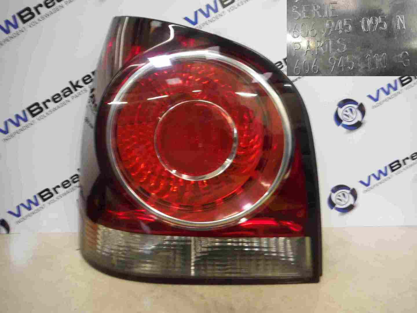 Volkswagen Polo 2006-2008 9N3 Passenger NSR Rear Light Complete 6Q6945095N