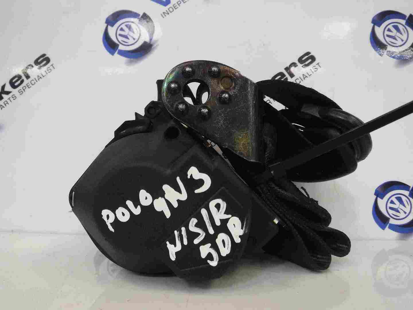 Volkswagen Polo 2006-2008 9N3 Passenger NSR Rear Seat Belt