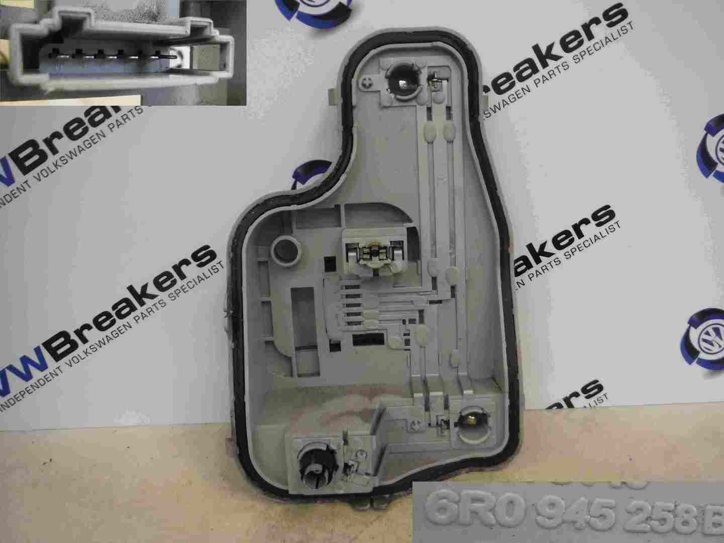 Volkswagen Polo 2009-2015 Drivers OSR Rear Bulb Holder Circuit 6R0945258B