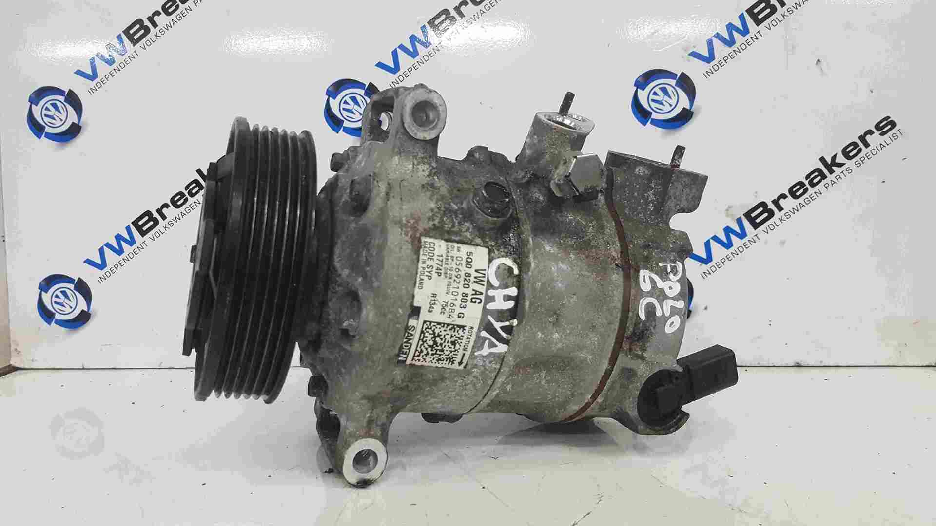 Volkswagen Polo 6C 2014-2017 Aircon Pump Compressor Unit 5Q0820803G