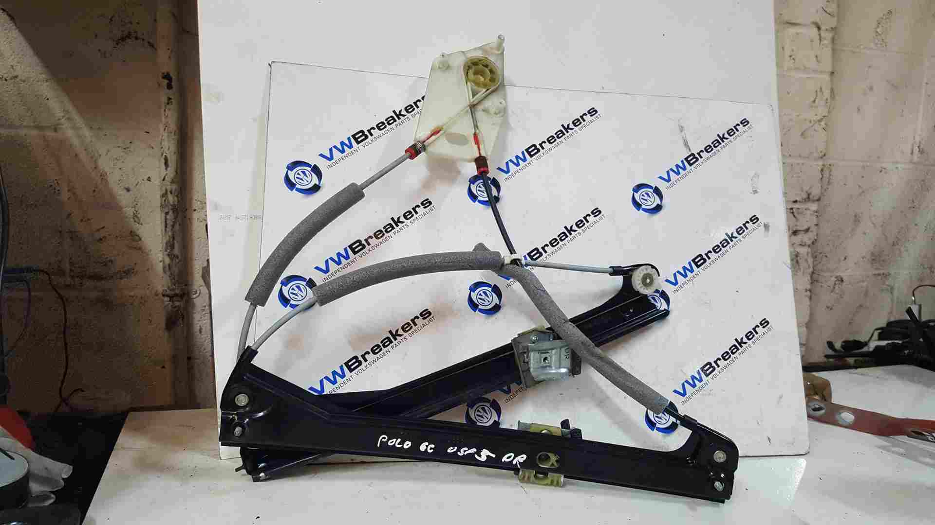 Volkswagen Polo 6C 2014-2017 Drivers OSF Front Window Regulator 5Dr 