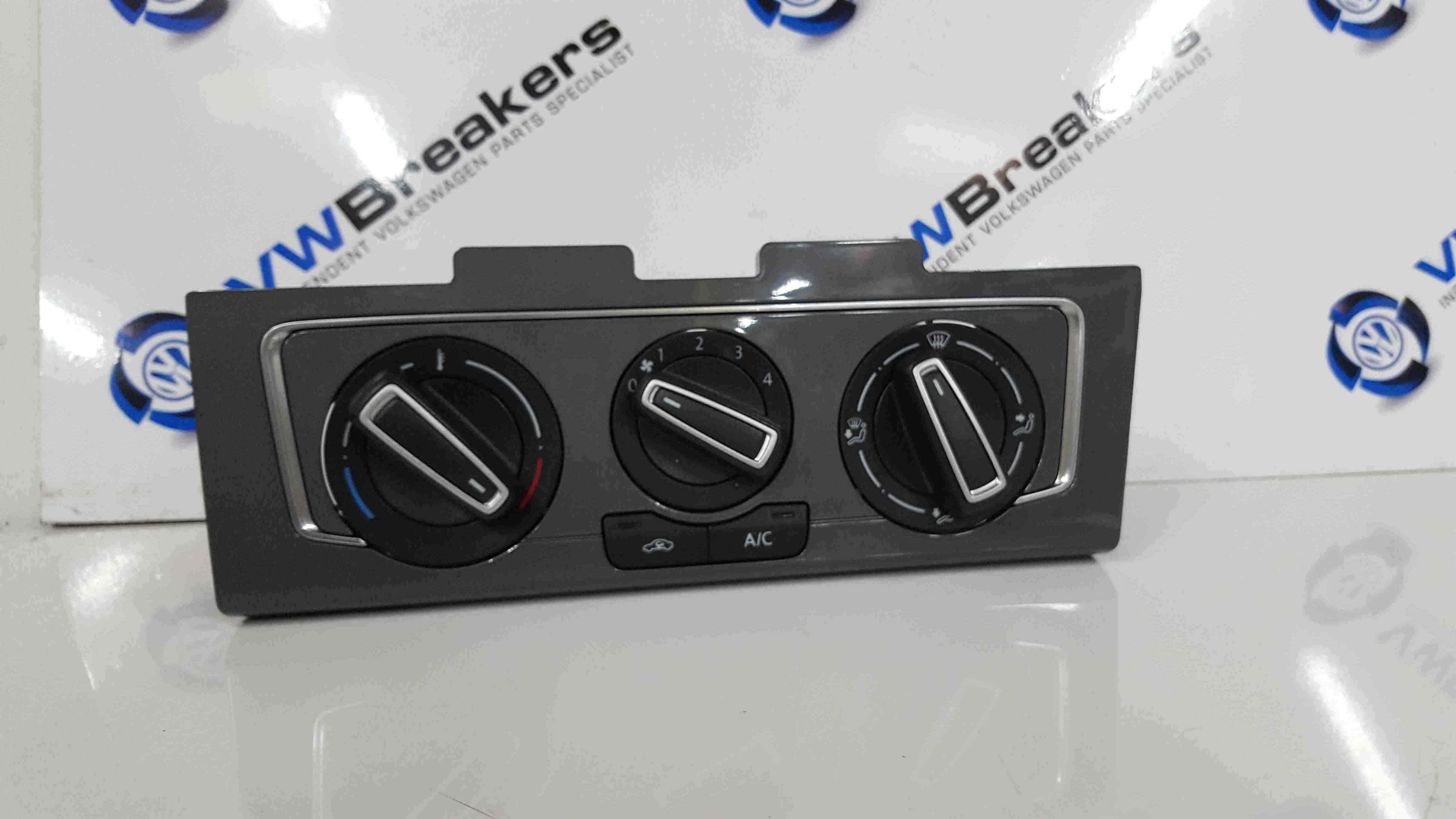 Volkswagen Polo 6C 2014-2017 Heater Controls Switches Panel Grey Surround