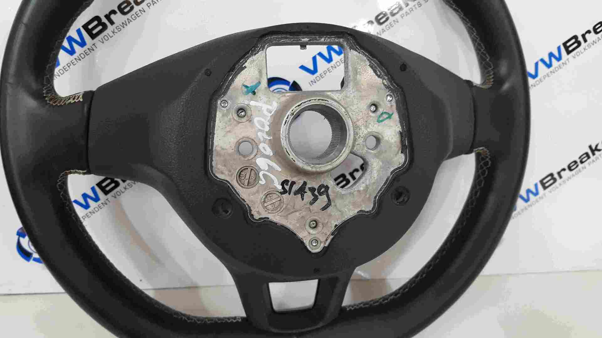 Volkswagen Polo 6C 2014-2017 Leather Multifunction Steering Wheel 6C0419091E