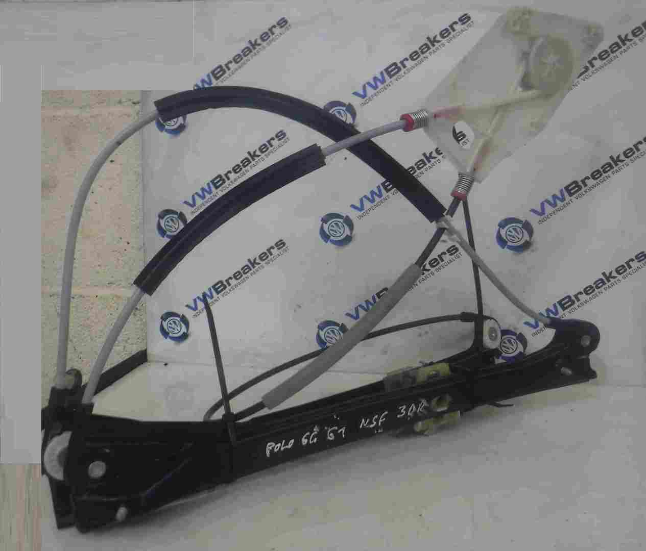 Volkswagen Polo 6C 2014-2017 Passenger NSF Front Window Regulator 3dr