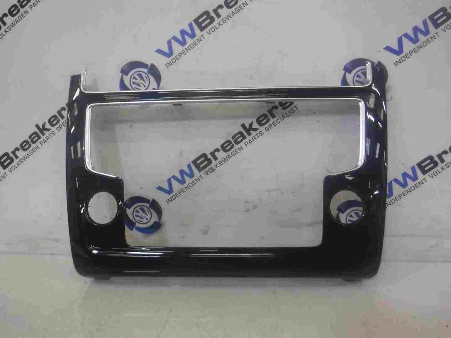 Volkswagen Polo 6C 2014-2017 Radio Cd Player Surround Trim Gloss Black 6C0858071