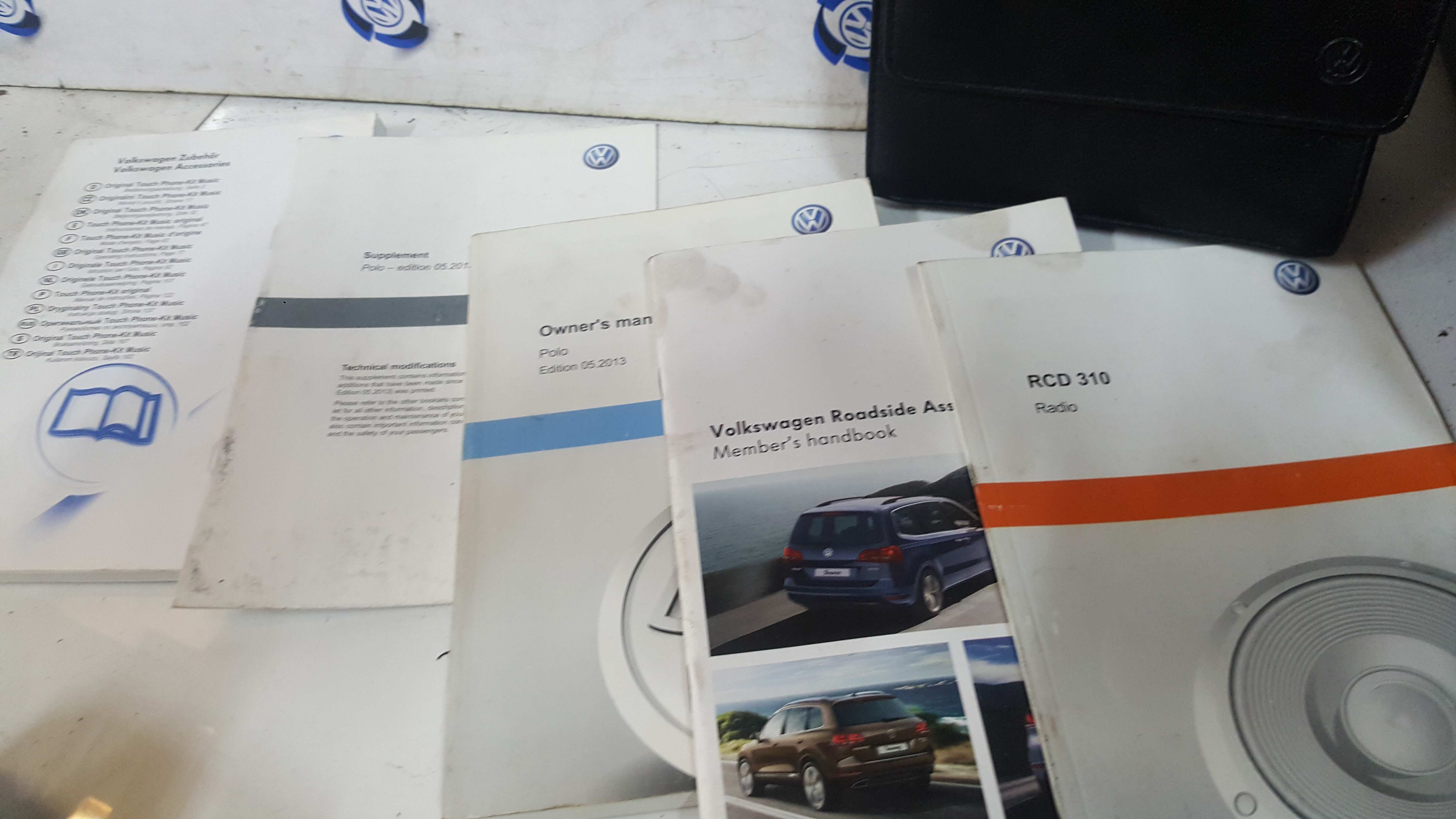 Volkswagen Polo 6R 2009-2012 Document Wallet  Booklet Folder