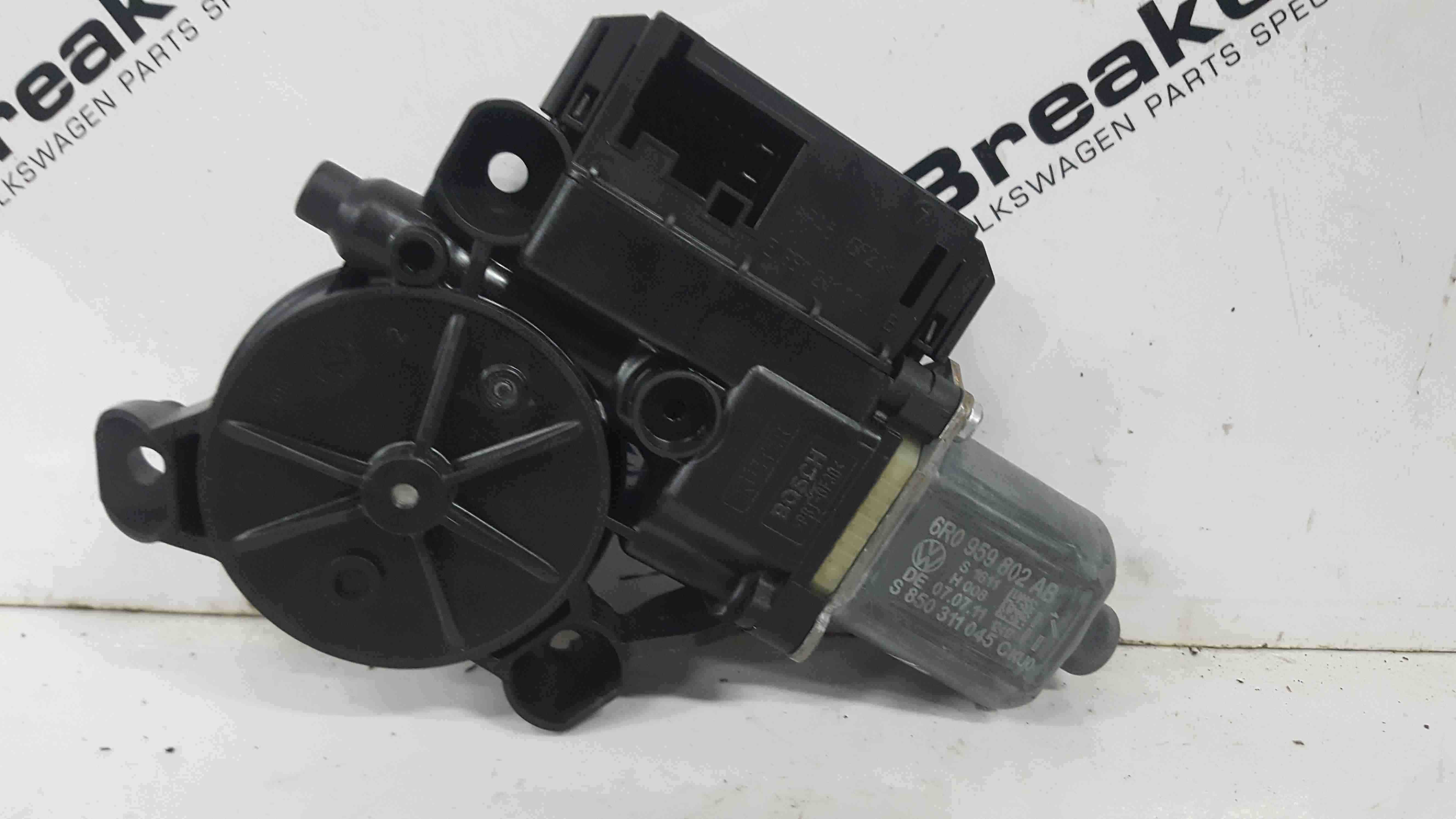 Volkswagen Polo 6R 2009-2012 Drivers OSF Front Window Motor 6R0959802AB