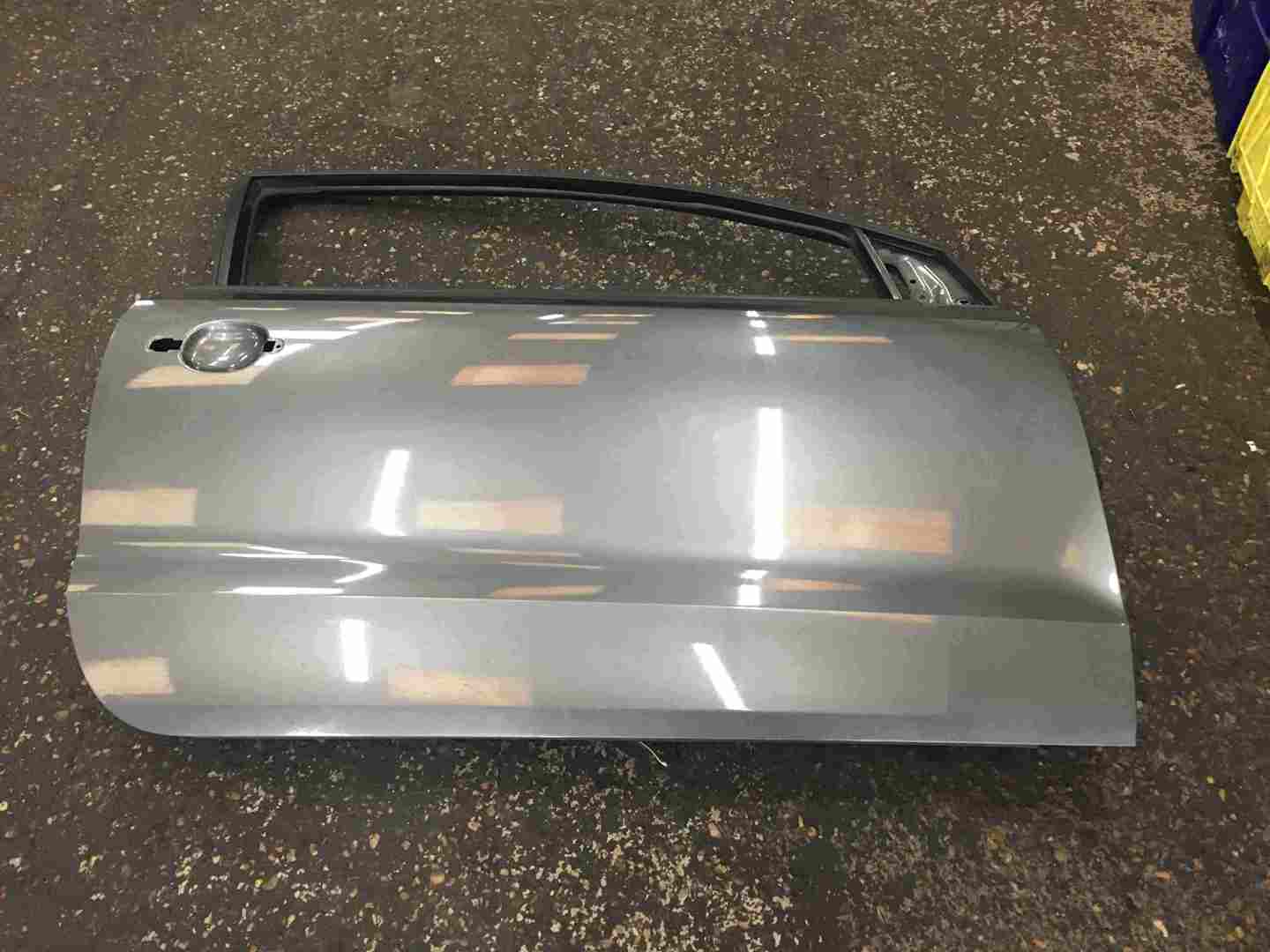 Volkswagen Polo 6R 2009-2014 Drivers OSF Front Door Grey LD7R 3dr