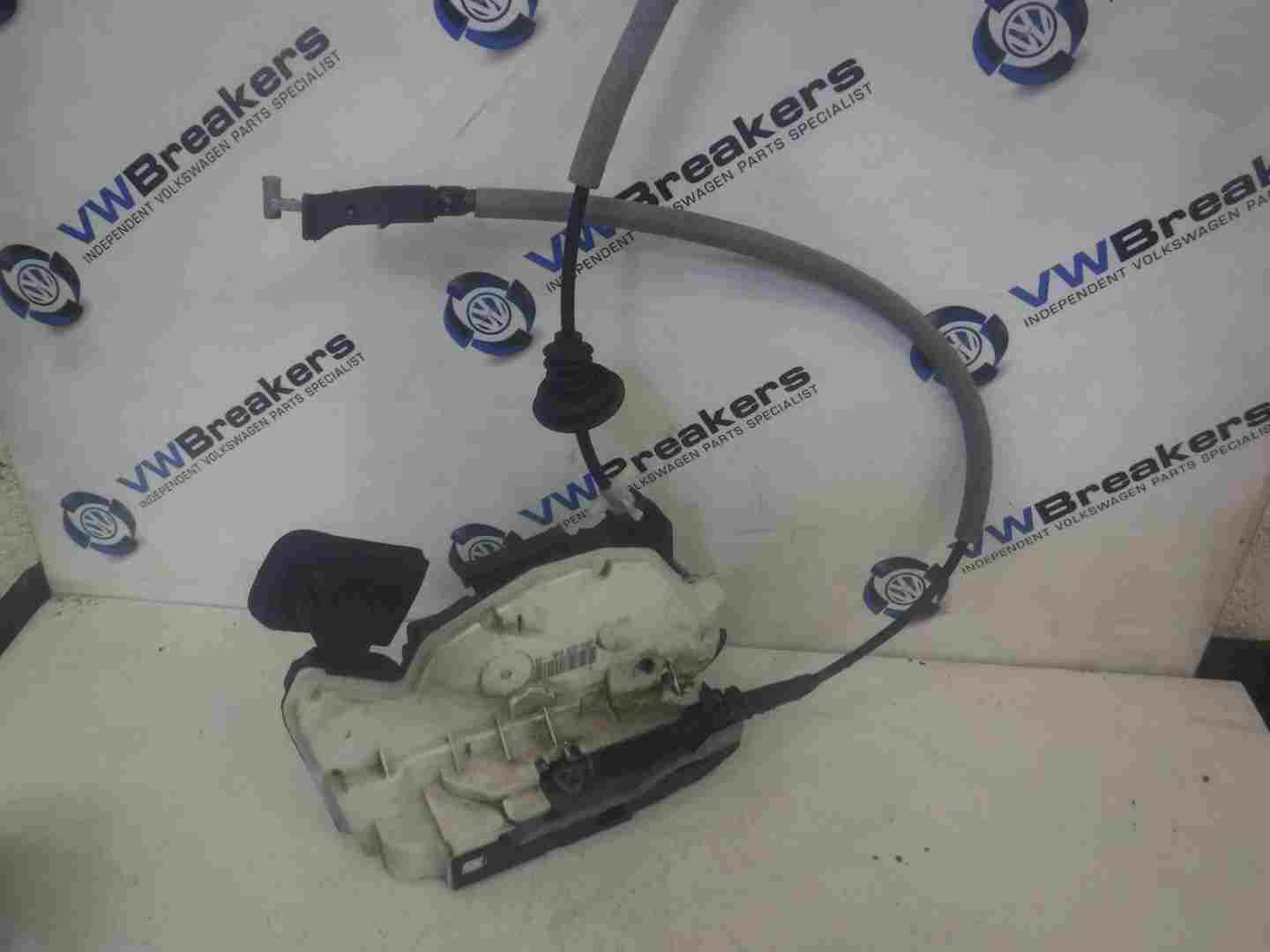 Volkswagen Polo 6R 2009-2014 Drivers OSR Rear Door Lock Mechanism 6R4839016