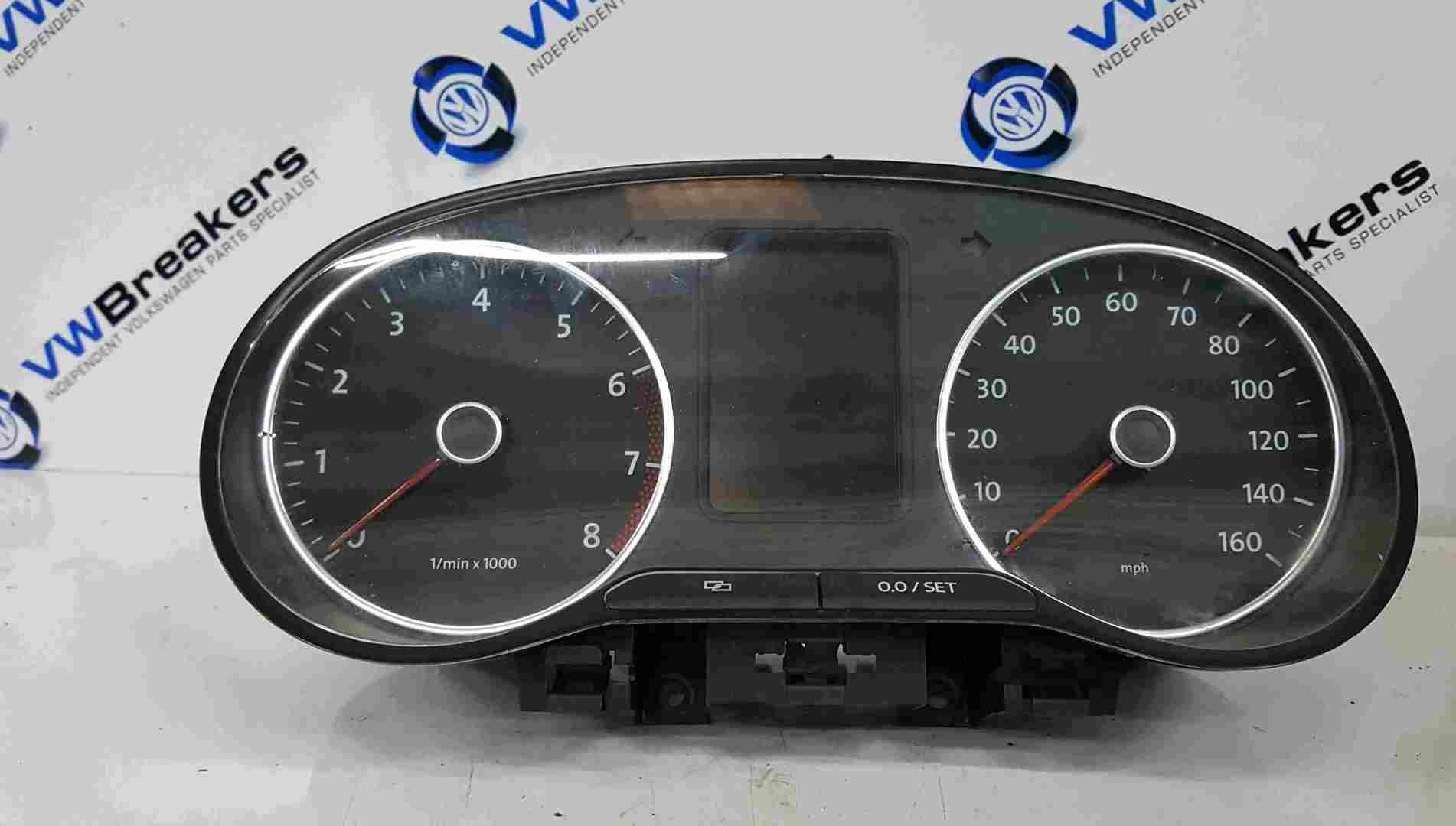 Volkswagen Polo 6R 2009-2014 Instrument Panel Dials Gauges Clocks 51K 6R0920960K