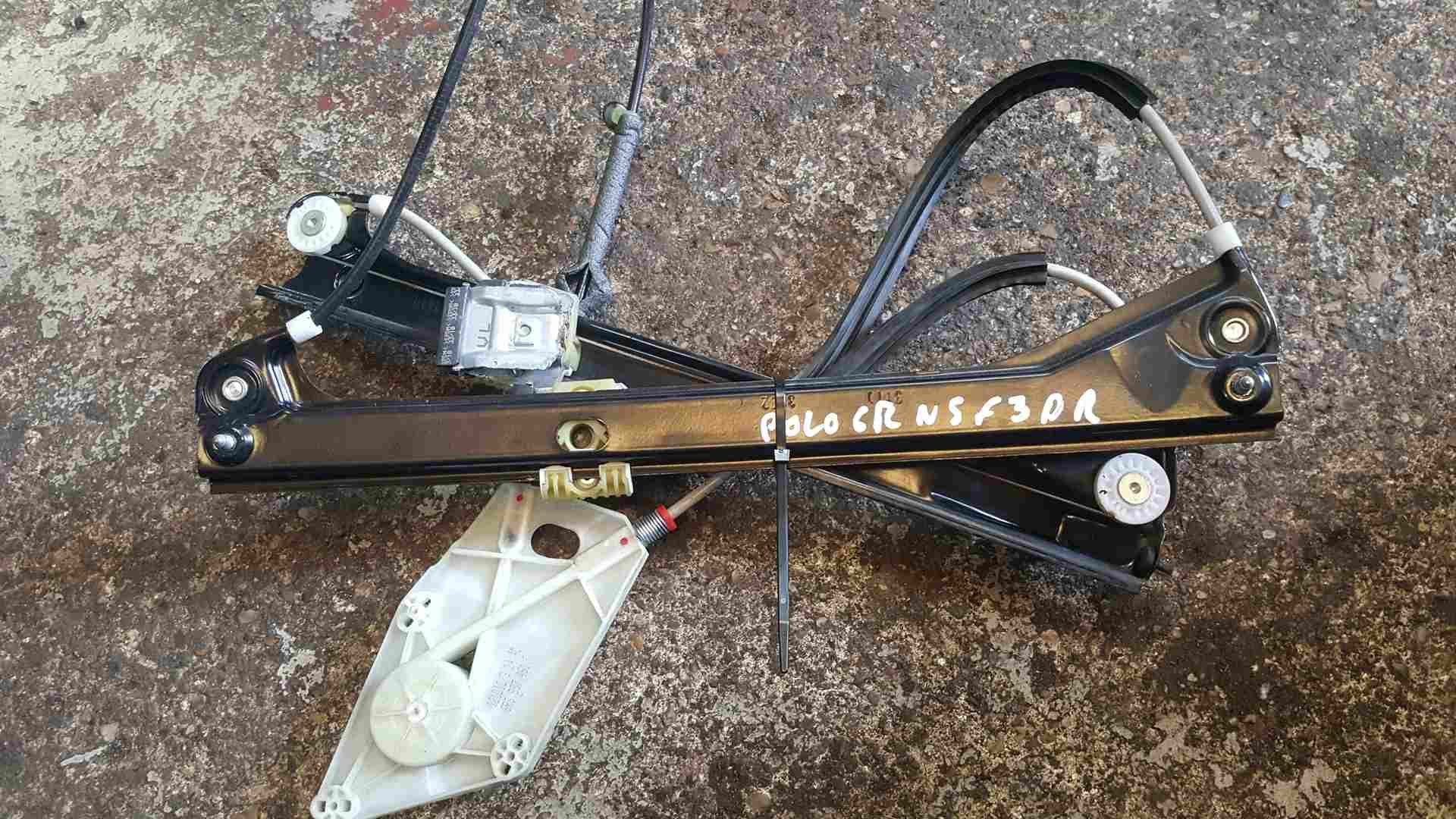 Volkswagen Polo 6R 2009-2014 Passenger NSF Front Window Regulator 3Dr