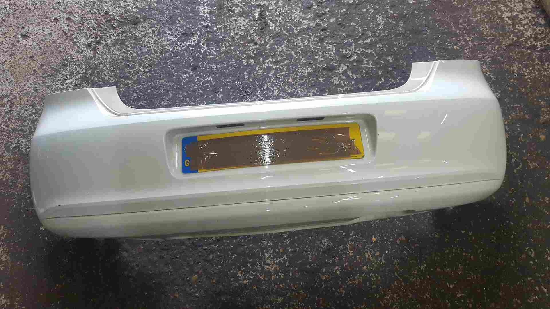 Volkswagen Polo 6R 2009-2014 Rear Bumper Lb9a White 