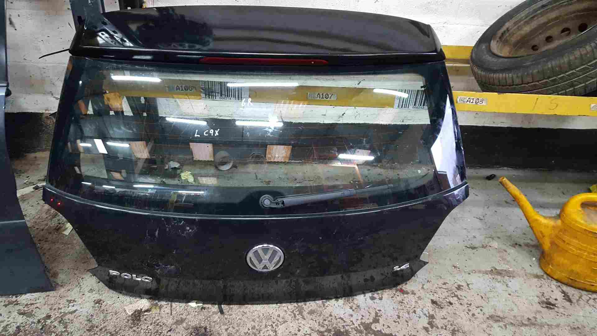 Volkswagen Polo 6R 2009-2014 Rear Tailgate Boot Black LC9X