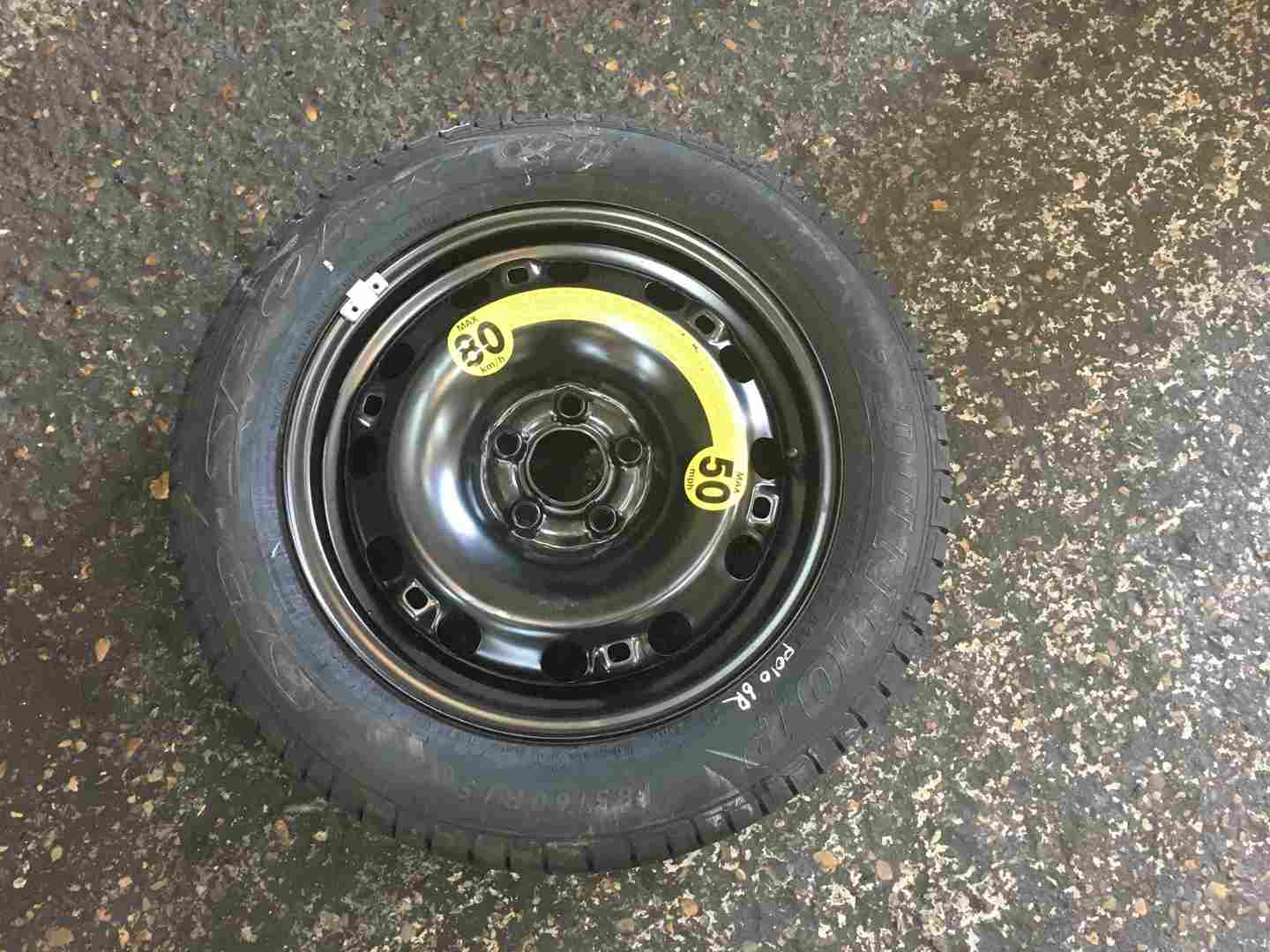 Volkswagen Polo 6R 2009-2014 Space Saver Spare Wheel 185 60 1.5 6mm 5/5
