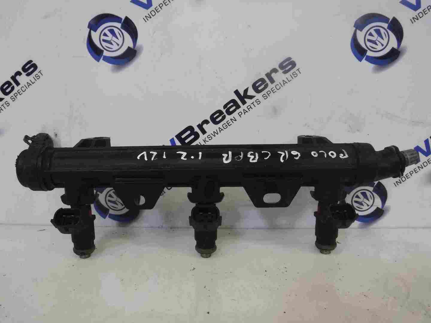 Volkswagen Polo 6R 2009-2015 1.2 12v Injectors + Rail CGPB 03e133320a