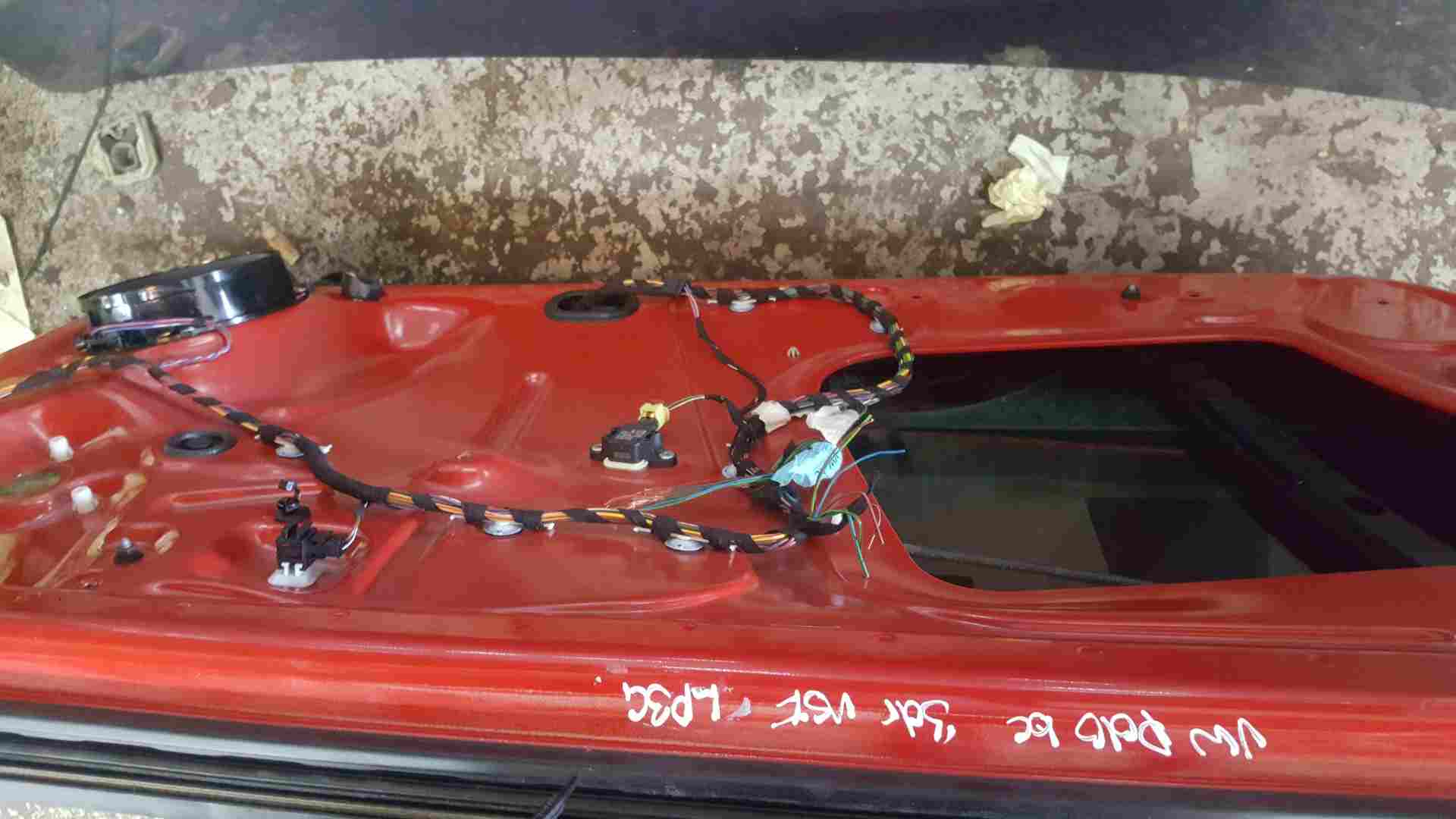 Volkswagen Polo 6R 2009-2015 Passenger NSF Front Door RED Lp3g 3Dr