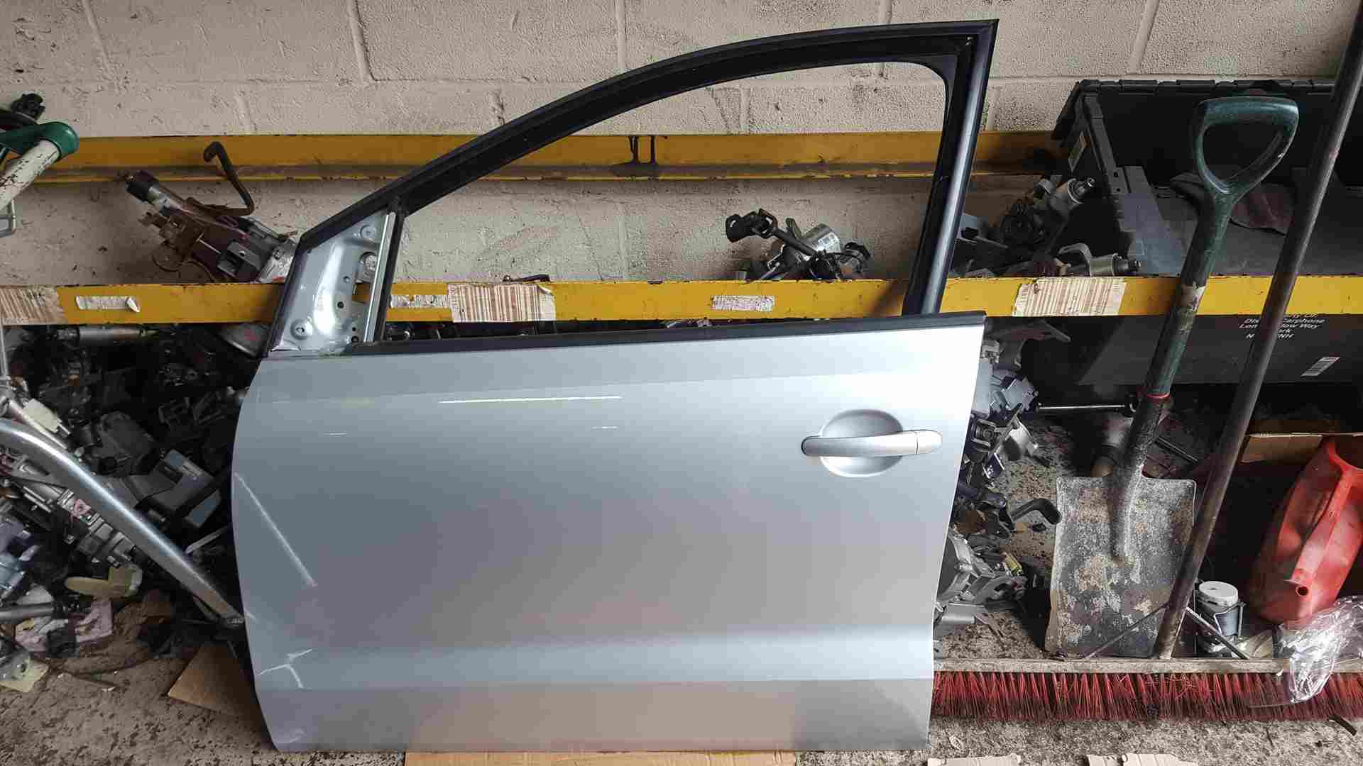 Volkswagen Polo 6R 2009-2015 Passenger NSF Front Door Silver La7w 5Door