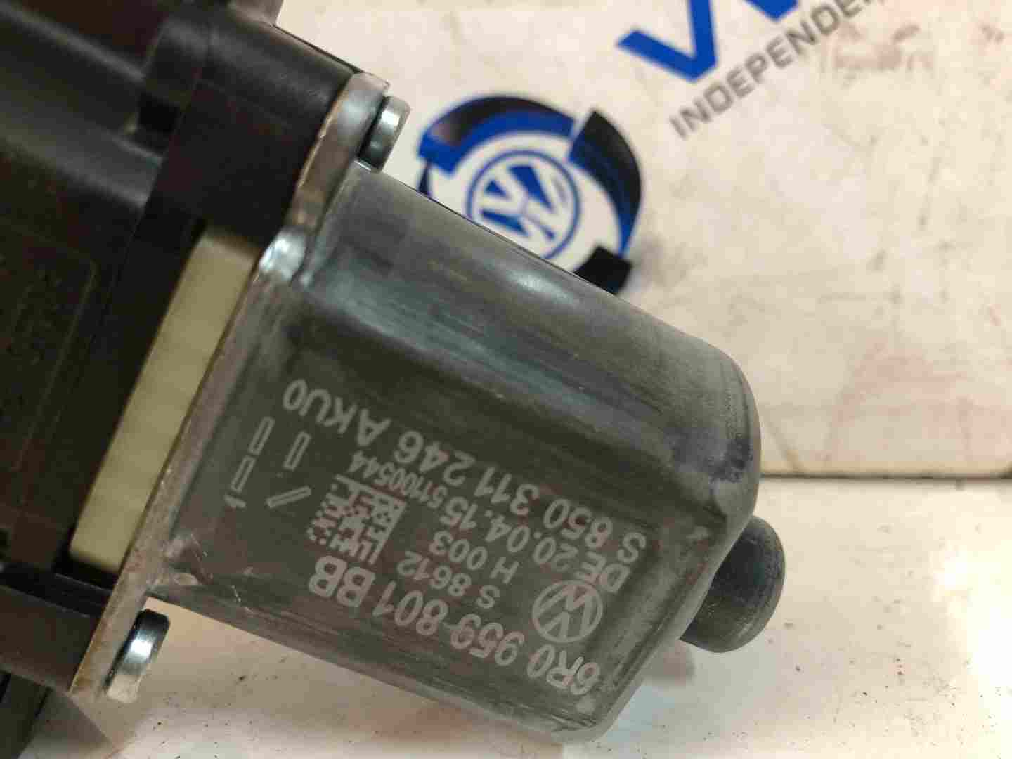 Volkswagen Polo 6R 2009-2015 Passenger NSF Front Window Motor 6R0959801bb 
