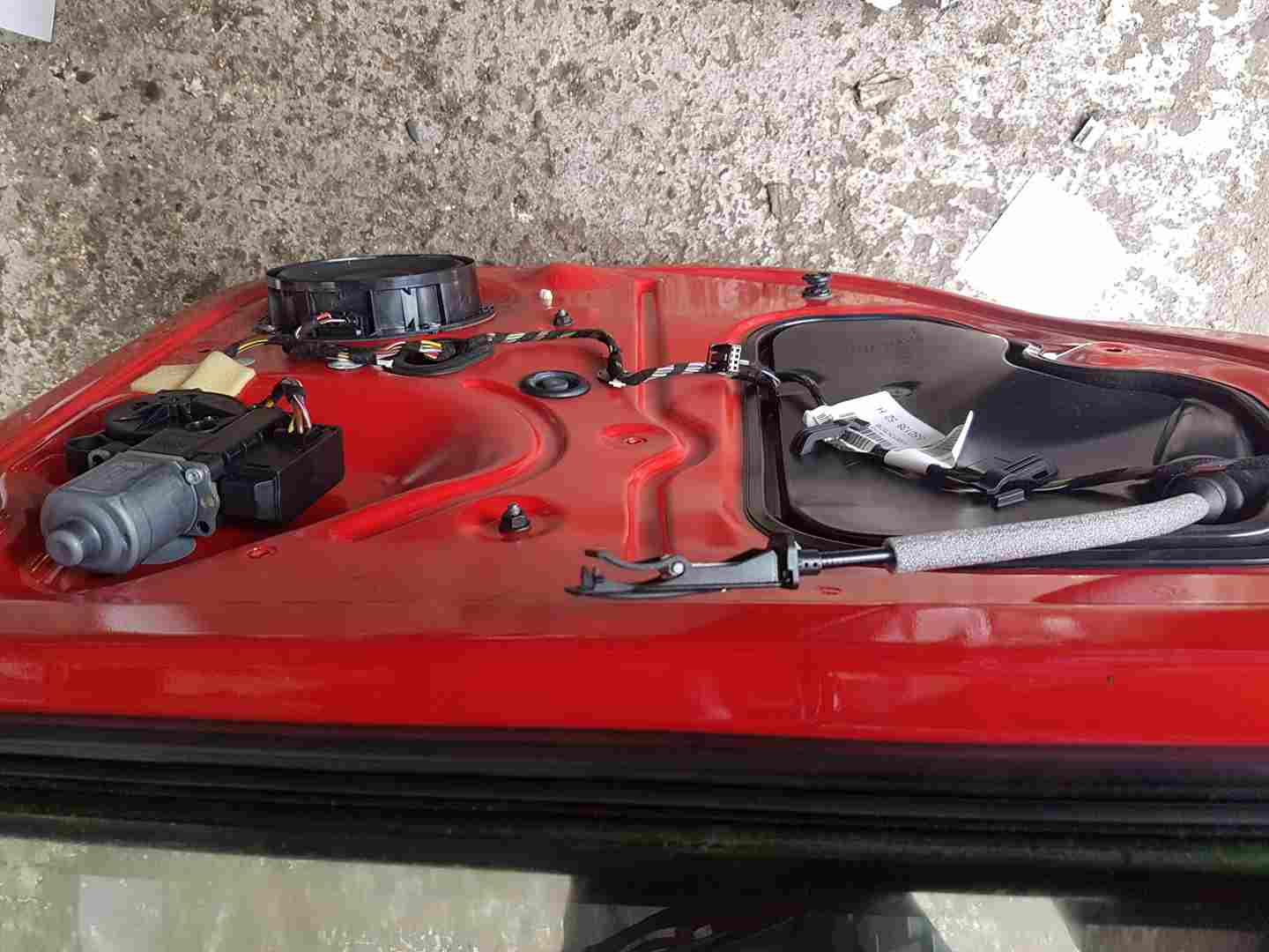 Volkswagen Polo 6R 2009-2015 Passenger NSR Rear Door RED Lp3g