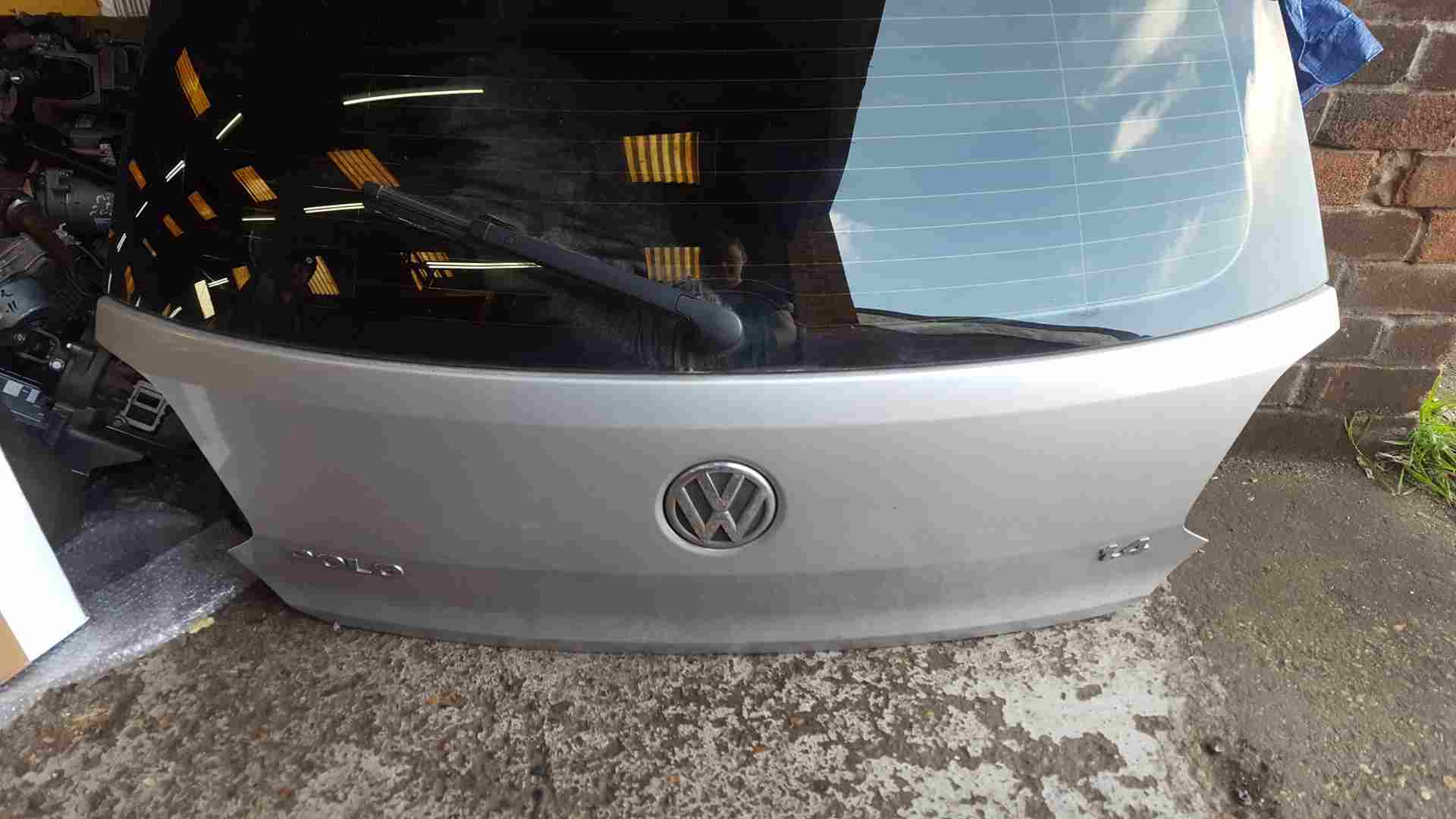 Volkswagen Polo 6R 2009-2015 Rear Tailgate Boot Silver La7w