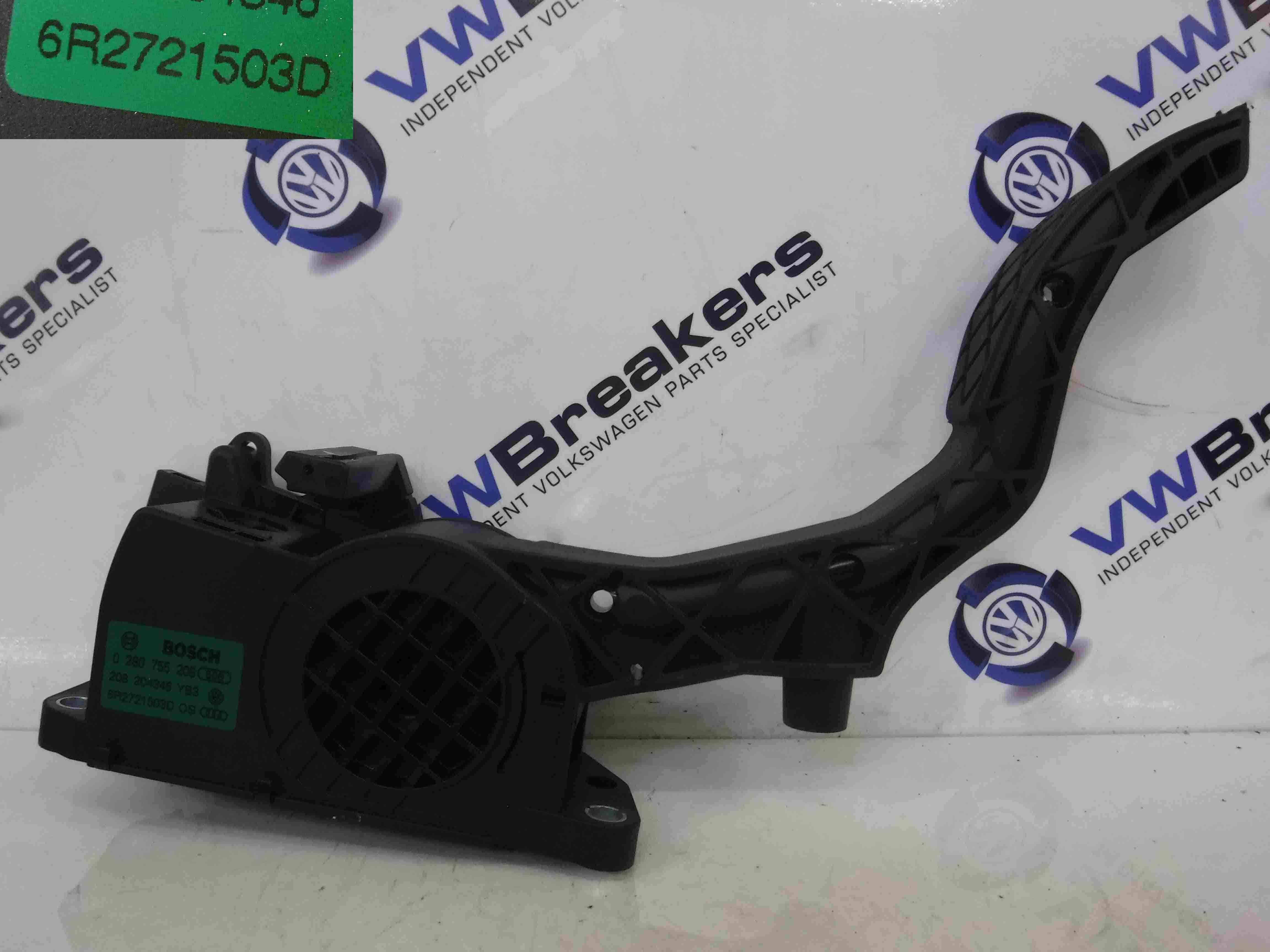 Volkswagen Polo 6R 2009-2015 Throttle Pedal Accelerator Electric 6R2721503D