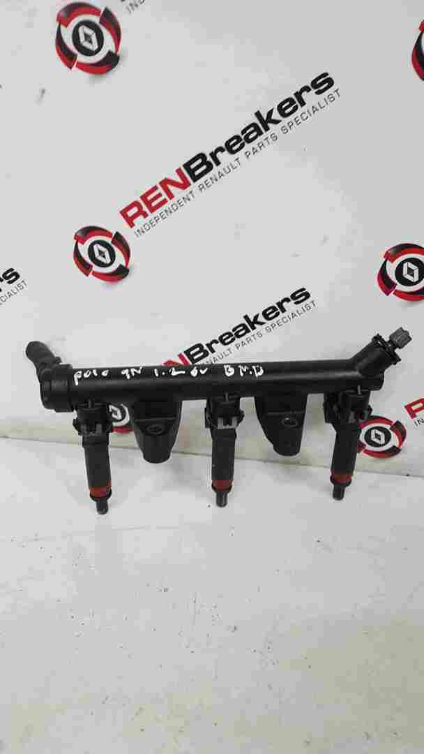 Volkswagen Polo 9N 2003-2006 1.2 6v Fuel Injectors X3 + Rail BMD 030906031C