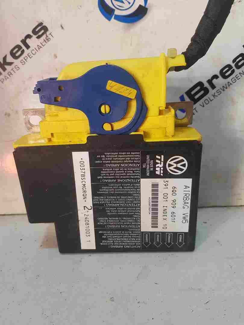 Volkswagen Polo 9N 9N3 2003-2006 Airbag ECU Module Computer 6Q0909601f
