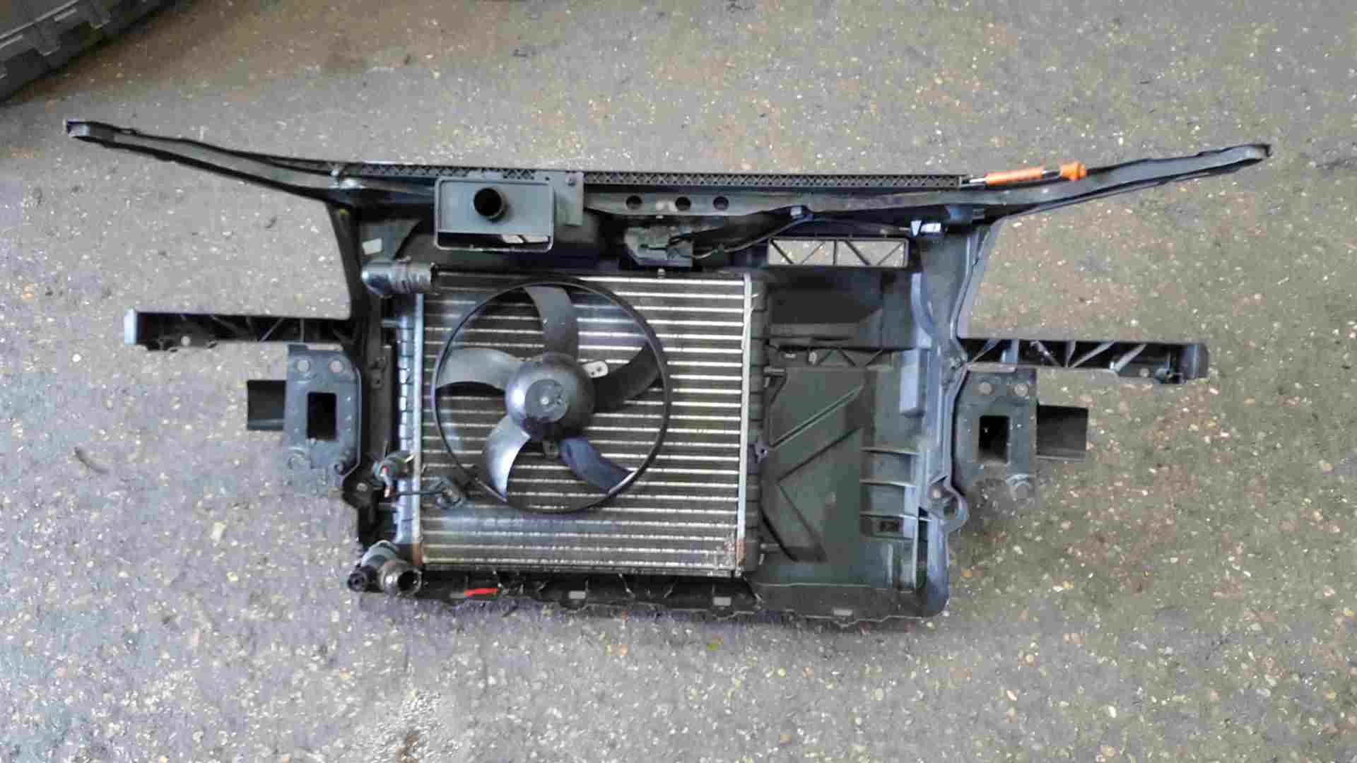 Volkswagen Polo 9N3 2006-2008 1.2 6v Radiator Slam Panel Cooling Fan Rad Pack