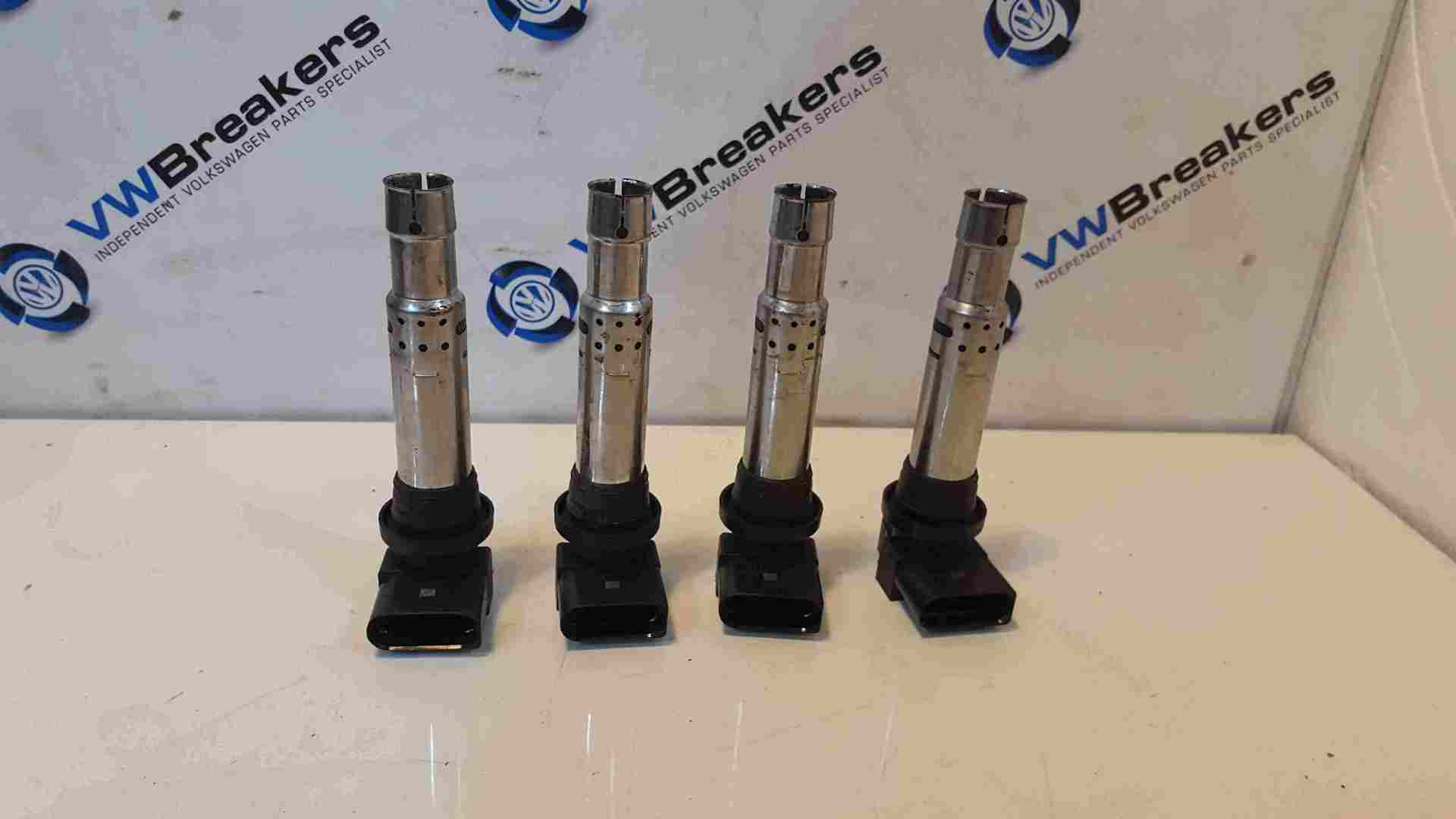 Volkswagen New Beetle 2000-2006 1.4 Ignition Coil Pencil Set X4 036905715