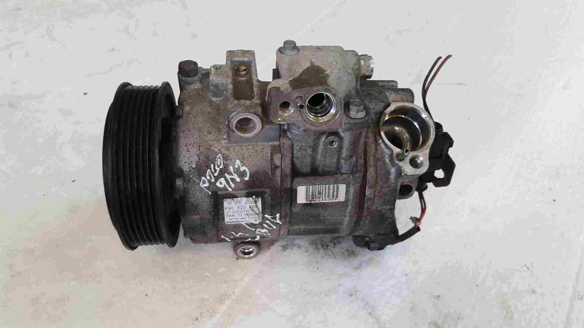 Volkswagen Polo 9N3 2006-2008 Aircon Pump Compressor Unit 6Q0820808