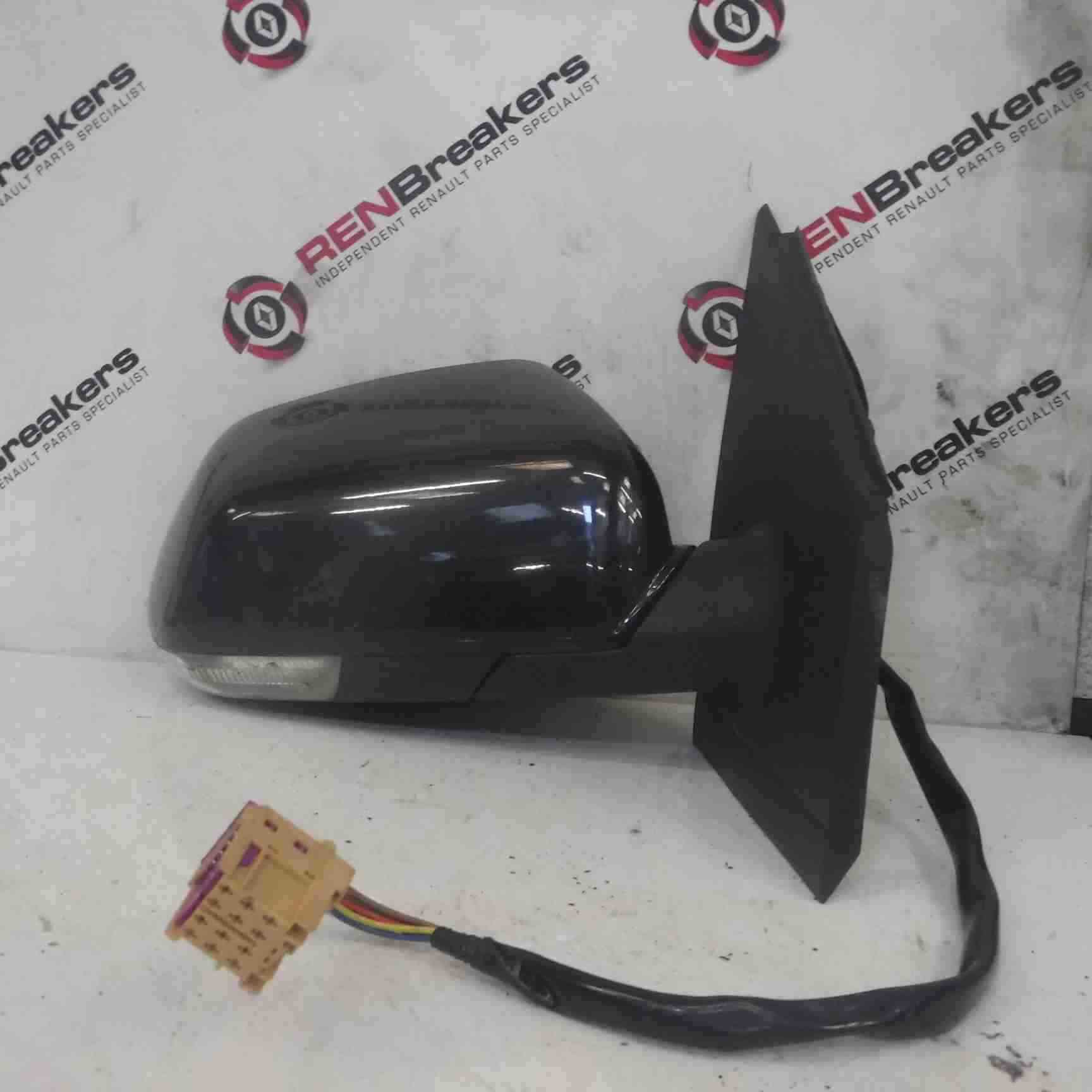 Volkswagen Polo 9N3 2006-2008 Drivers OS Wing Mirror Black LC9Z