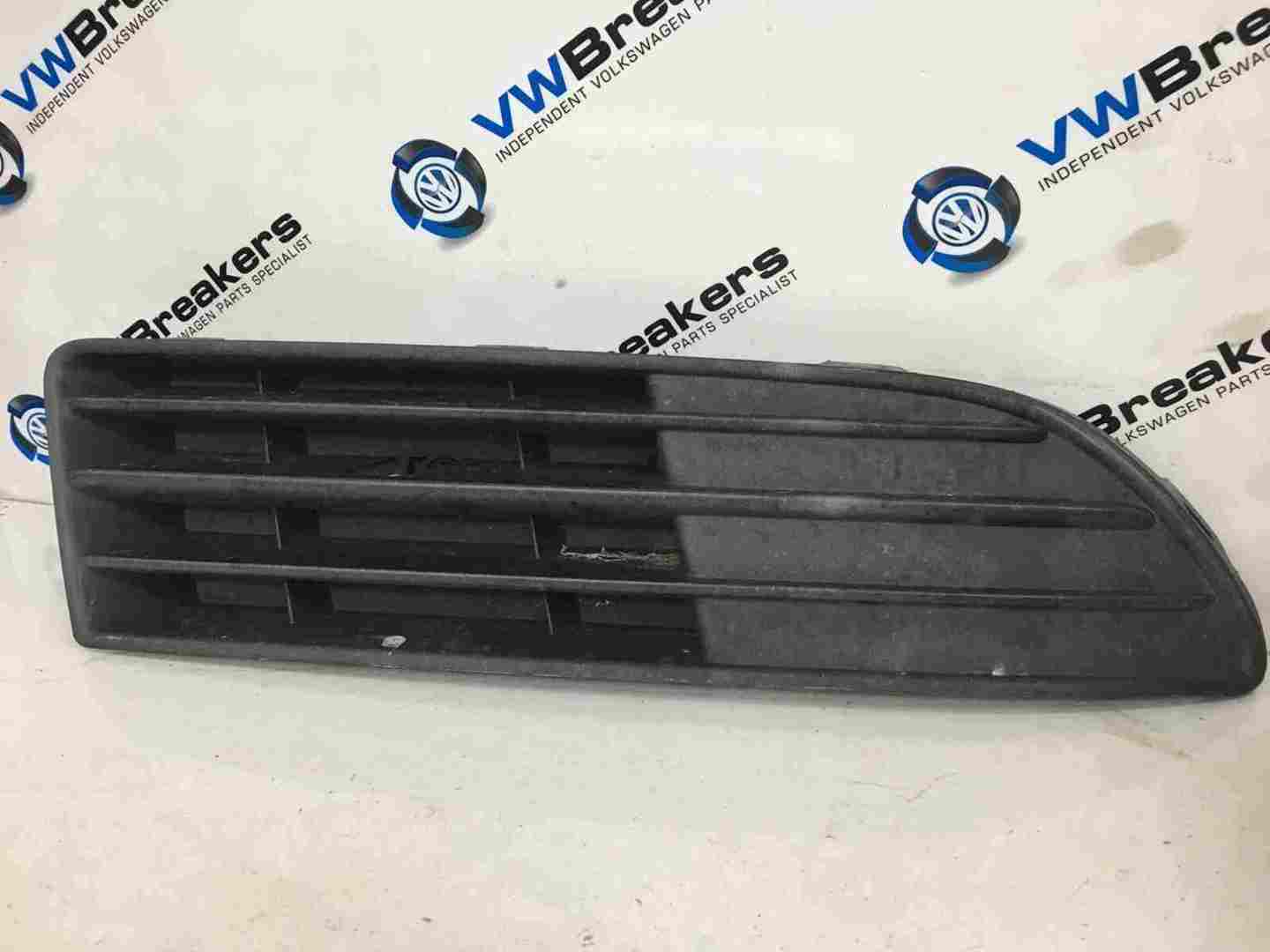 Volkswagen Polo 9N3 2006-2008 Drivers OSF Front Bumper Grill Insert 6Q0853666E