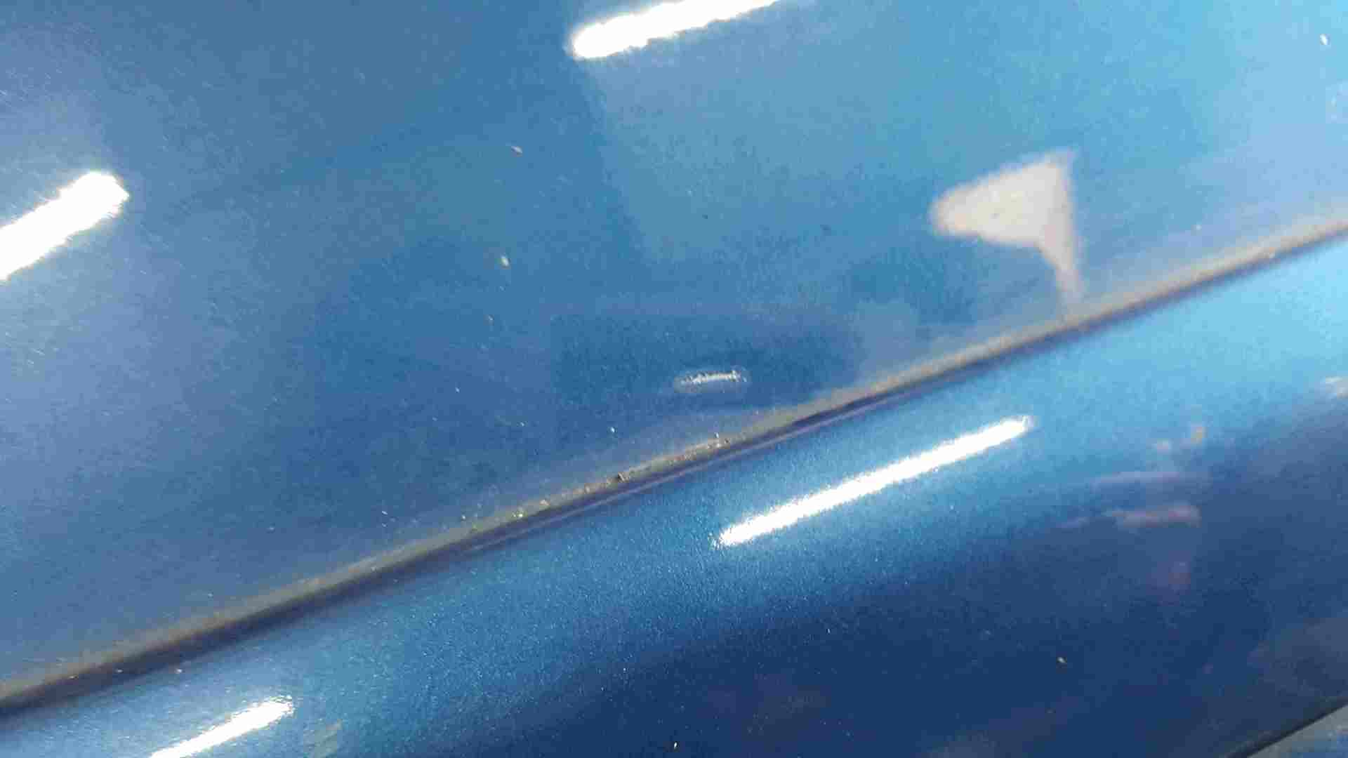 Volkswagen Polo 9N3 2006-2008 Drivers OSF Front Door Blue LA5K