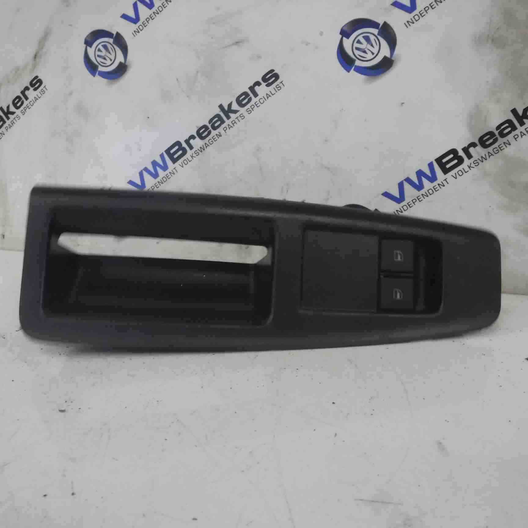 Volkswagen Polo 9N3 2006-2008 Drivers OSF Front Window Switch Panel 6Q2867172