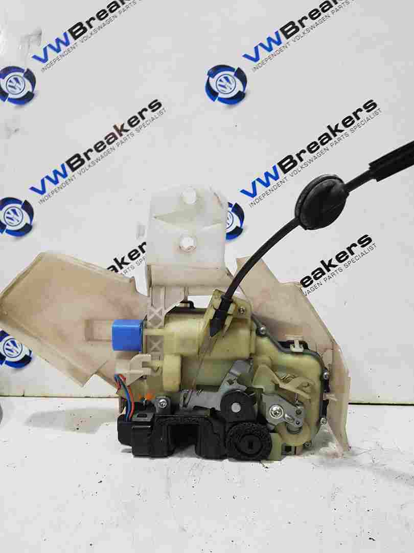 Volkswagen Polo 9N3 2006-2008 Drivers OSR Rear Door Lock + Cable
