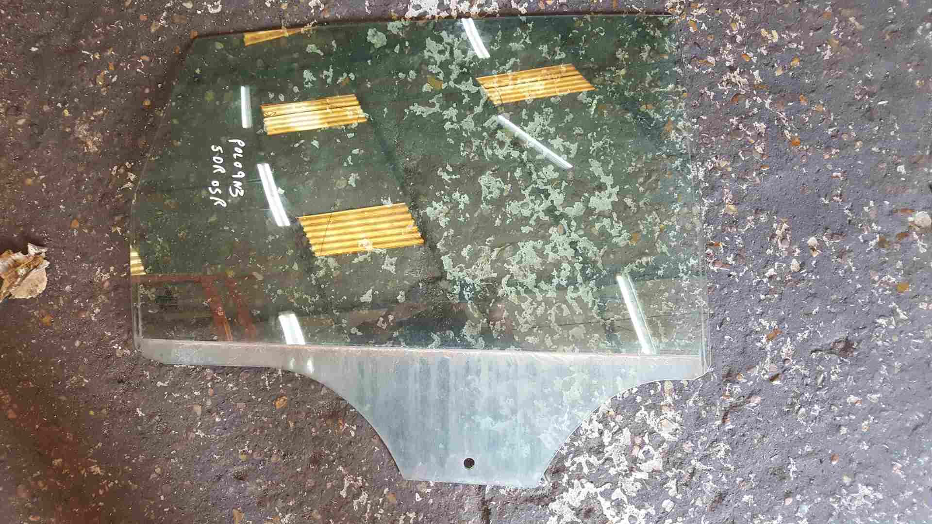 Volkswagen Polo 9N3 2006-2008 Drivers OSR Rear Window Glass 5Dr