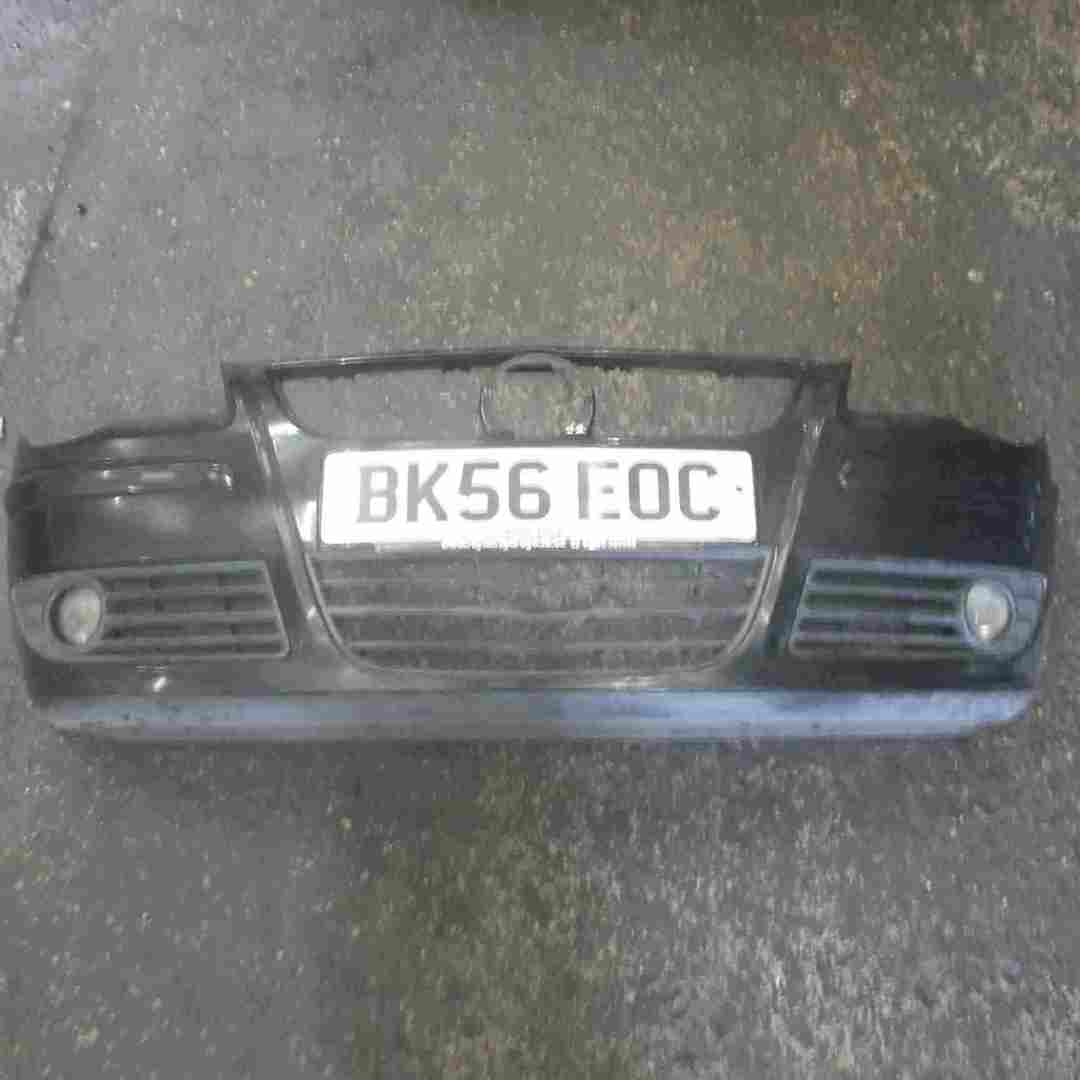 Volkswagen Polo 9N3 2006-2008 Front Bumper Black LC9Z
