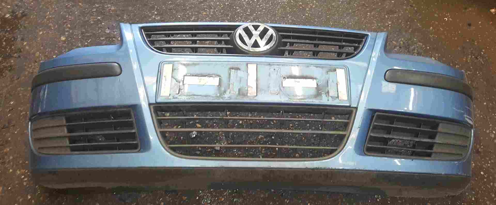 Volkswagen Polo 9N3 2006-2008 Front Bumper Blue LA5R