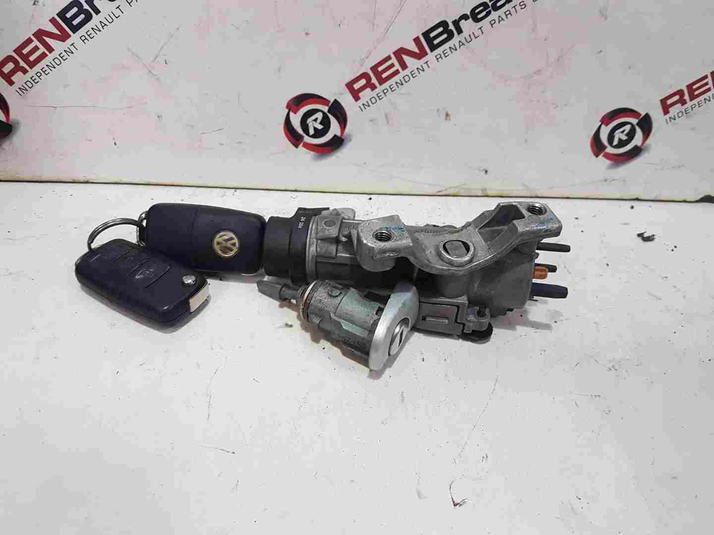 Volkswagen Polo 9N3 2006-2008 Ignition Barrel + 2 Keys 4B0905851q